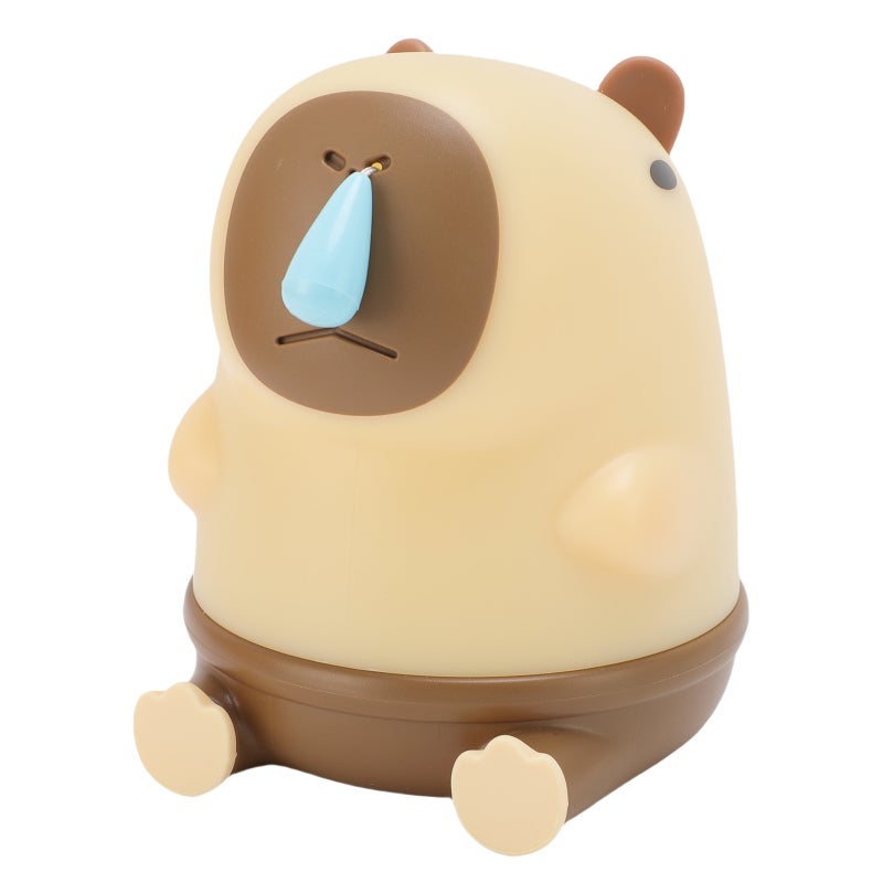 Capybara Night Light 1200mAh Rechargeable Warm LED - Safe ABS Material Blue Blocking Lamp for Kids Bedroom Camping Emergency Use - Image 2