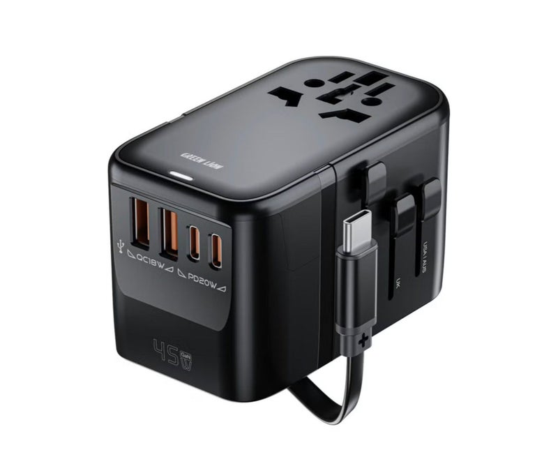 GreenLion Green Lion COMPANION 45 Gan PD 45W Travel Adapter - Image 1