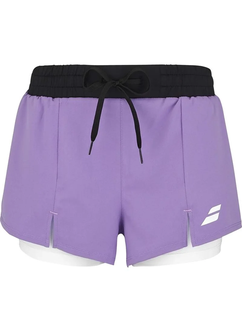 بابولات Babolat Padel Padel Short Woman-6Ws25061-4135, Color - Purple, (French Brand)