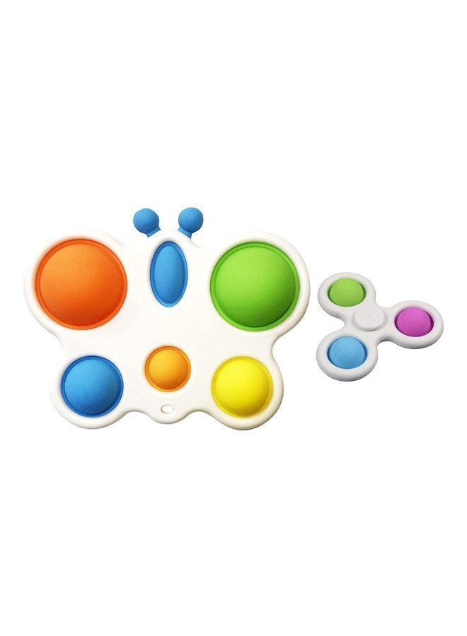 نيبمينينت مجموعة دمى لتقليل التوتر بتصميم فقاعات يمكن الضغط عليها مكونة من قطعتين