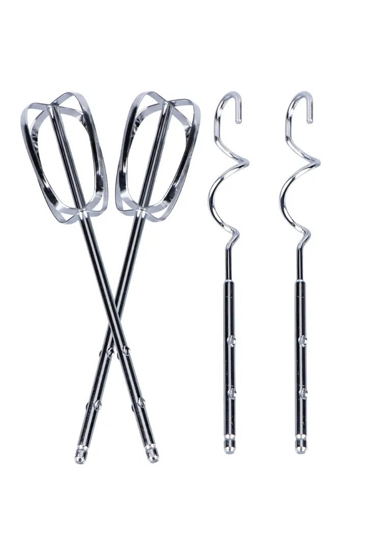 Hand Mixer Electric – 5-Speed Handheld Kitchen Mixer with 5 Stainless Steel Accessories – Perfect for Cake, Egg Whites, Yeast Dough, and More – Lightweight, Durable, and Easy to Use - Image 3
