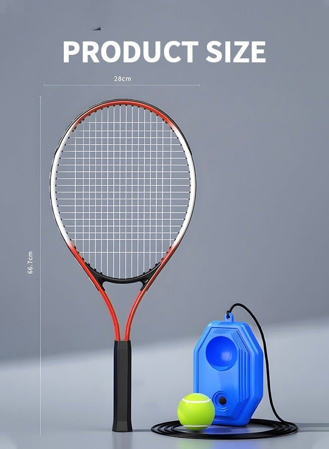 Arabest Adult Tennis Racket Set,Tennis Trainer with String Rebound Tennis,Beginner Tennis Training with Racket,Racket Bag, Tennis Trainer,Outdoor Sports Set - Image 3
