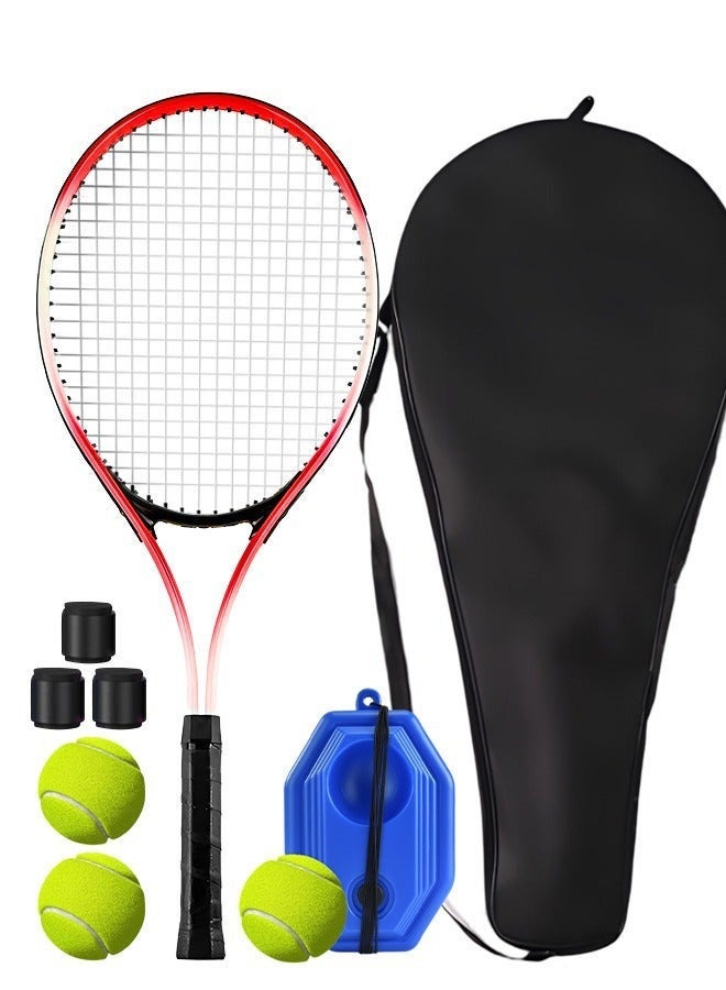 Arabest Adult Tennis Racket Set,Tennis Trainer with String Rebound Tennis,Beginner Tennis Training with Racket,Racket Bag, Tennis Trainer,Outdoor Sports Set - Image 1