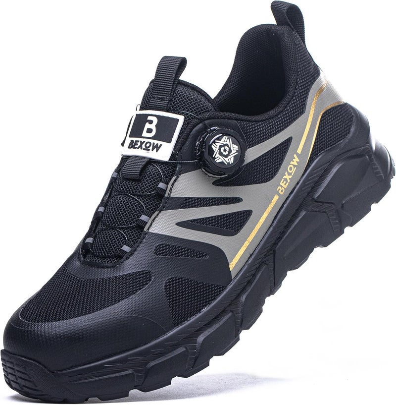 Bexow Premium Safety Shoes Steel Toe Lightweight Work Sneakers Industrial Footwear for Men and Women - Image 1