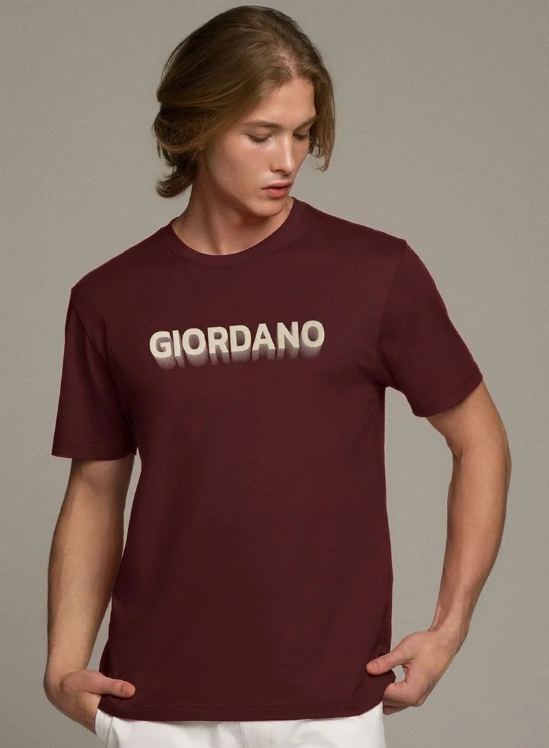 Men's Cotton Signature Print Tee