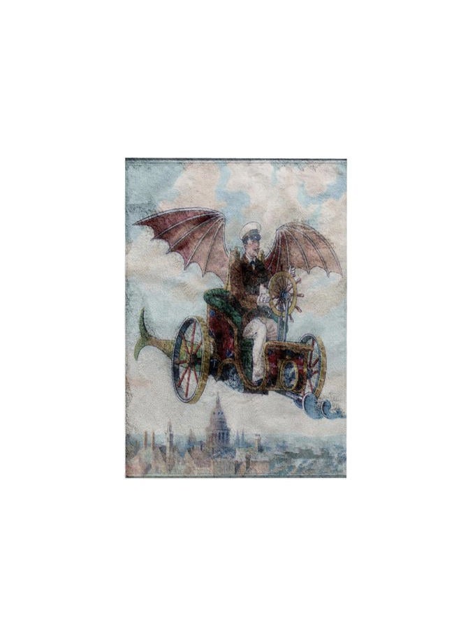 3DROSE 3D Rose Flying Machine Steam Punk TWL_50202_1 Towel, 15" x 22" - Image 1