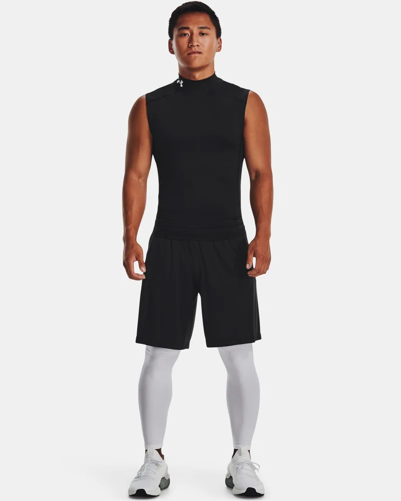 Under Armour Black Men's HeatGear Mock Sleeveless Training Top for Men | Best Price UAE