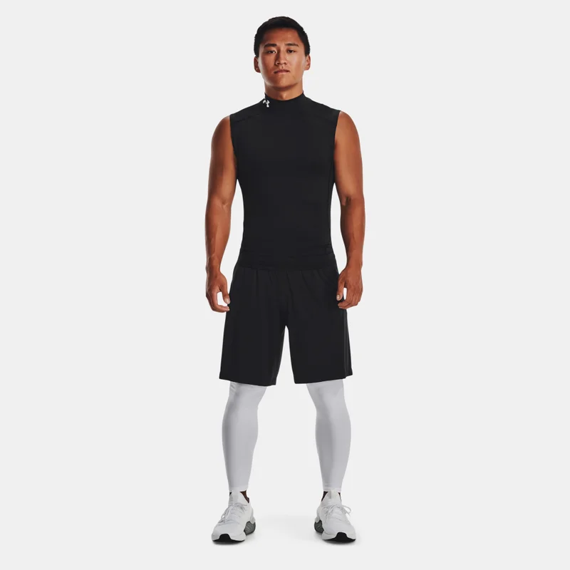 Under Armour Black Men's HeatGear Mock Sleeveless Training Top for Men | Best Price UAE
