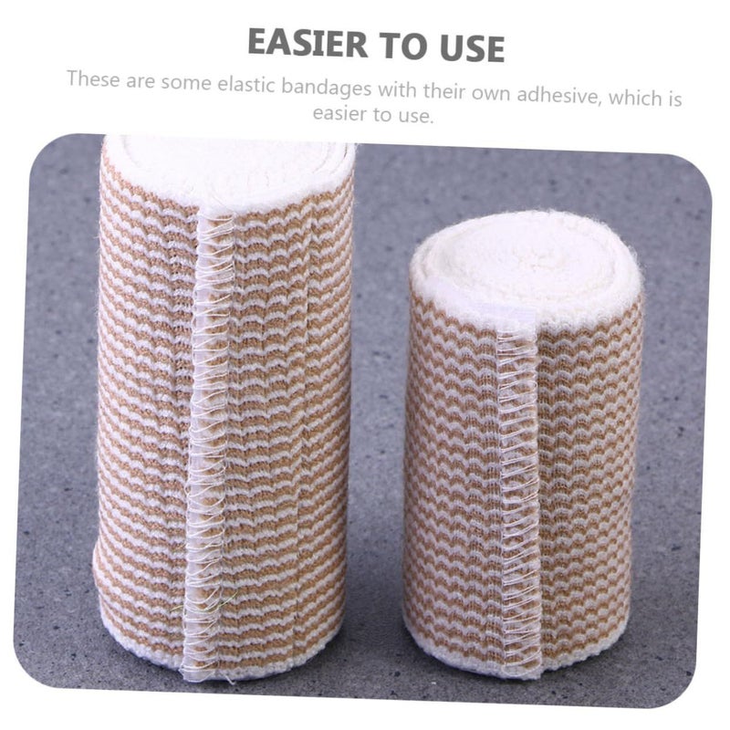 Medical Elastic Bandage Wrap For Sports Injury Support Hamstring Calf Pain Relief 2 Inch X 5 Yard - Image 4