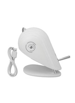 Bird Table Lamp 5V Creative Desk Lamp Bedside Nightstand Lamp Energy Saving LED Night Light for Desk White