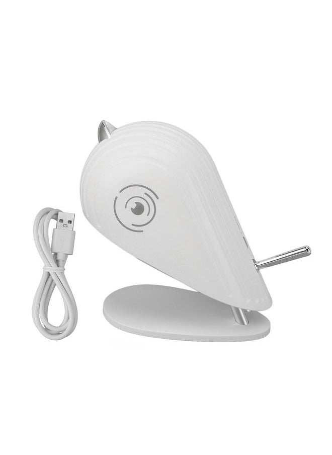Thoraya - Bird Table Lamp 5V Creative Desk Lamp Bedside Nightstand Lamp Energy Saving LED Night Light for Desk White - Image 1