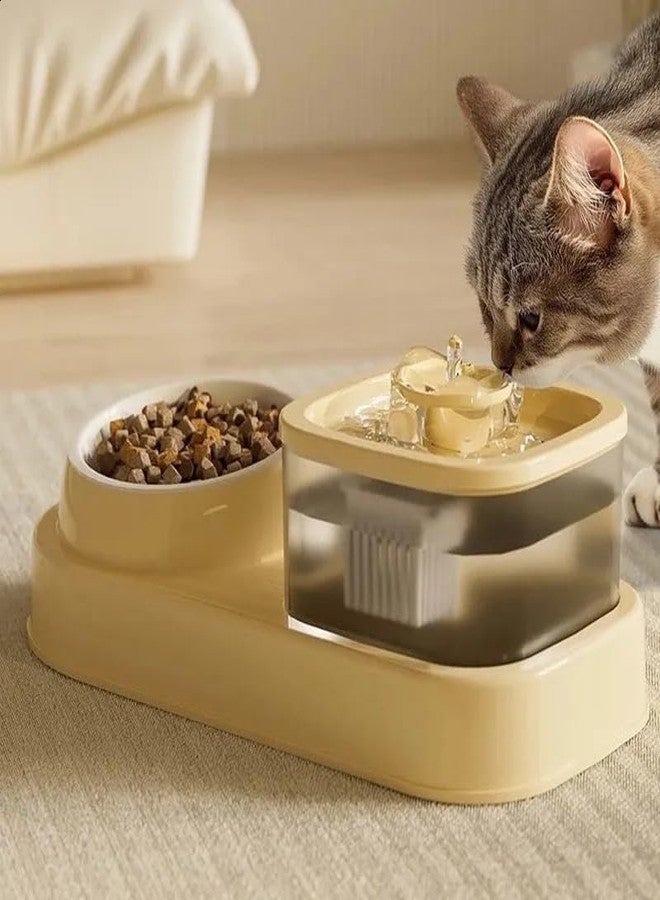 PET FUN نافورة مياه شرب للحيوانات الأليفة من بيت فن للقطط والكلاب | وعاء توزيع مياه أوتوماتيكي بإضاءة LED ونظام ترشيح ثلاثي | مضخة هادئة وموفرة للطاقة (متعددة الألوان، سعة 1 لتر) - Image 5