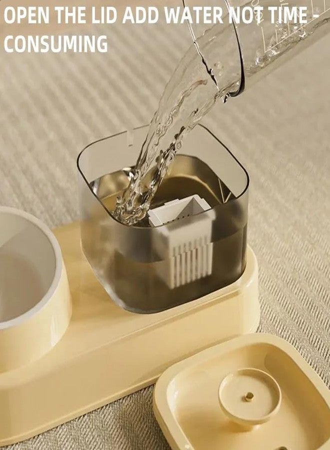 PET FUN نافورة مياه شرب للحيوانات الأليفة من بيت فن للقطط والكلاب | وعاء توزيع مياه أوتوماتيكي بإضاءة LED ونظام ترشيح ثلاثي | مضخة هادئة وموفرة للطاقة (متعددة الألوان، سعة 1 لتر) - Image 4