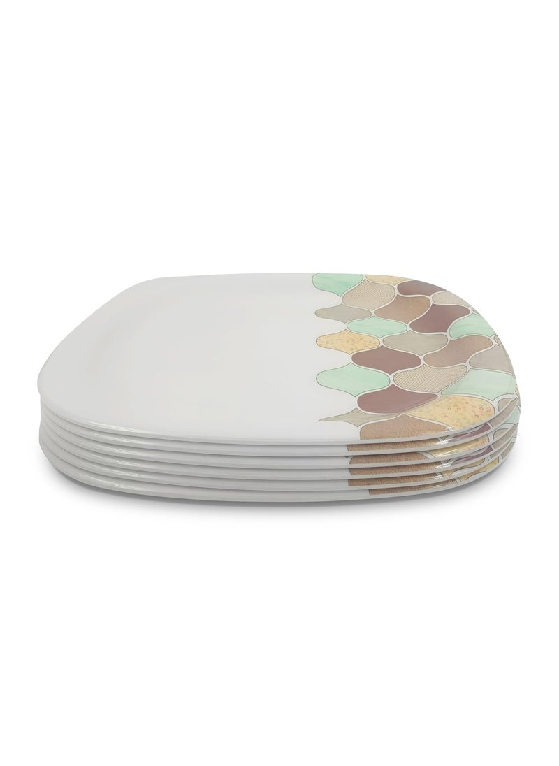 Superware Superware | Pure Melamine | Buffet Plate Set – Texture 12.5” (6 nos.) | Stain Free, Glazed Finish  - Image 2
