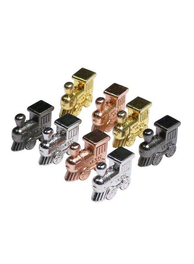 Exqline Train Markers For Mexican Train Dominoes Game Set Of 84 Individual Colors Diecast Marker Trains For Mexican Dominoes - Image 1