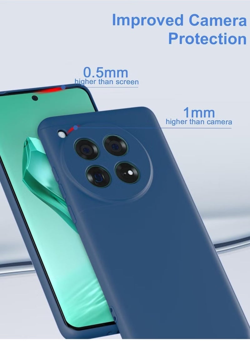 ELTRAZONE OnePlus 12R 2024 Liquid Gel Rubber Bumper Case | Soft Microfiber Lining Cushion | Slim Hard Shell Shockproof Protective Cover for OnePlus 12R 5G 2024 - Image 3