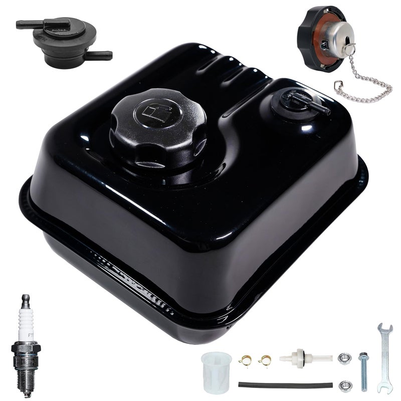 JMCHstore Gas Fuel Tank w/Roll Over Valve for Predator 212 6.5HP Hemi Engine, For Harbor Freight Loncin Motor 210FA 212cc Engine Modle, OEM Gas Tank Kit 60363 - Image 1
