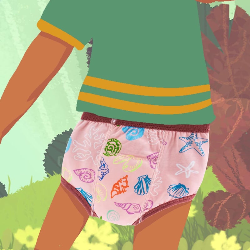 Max Shape 6 Packs of Potty Training Underwear for Girls - Image 3
