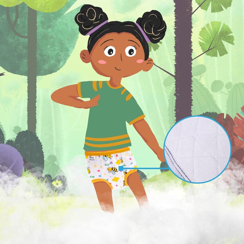 Max Shape 6 Packs of Potty Training Underwear for Girls - Image 2