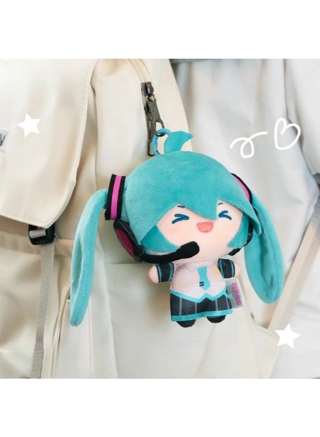 Hatsune Miku doll Ponytail Flick Plush Peripheral Pendant Cute Plush Toy the best gift for family and friends - Image 3