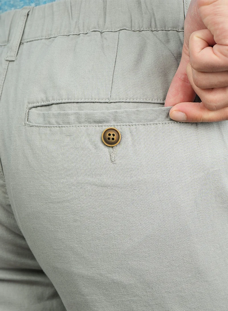 GIORDANO  Men's Slim Taper Linen Cotton Khakis for Men | Best Price UAE