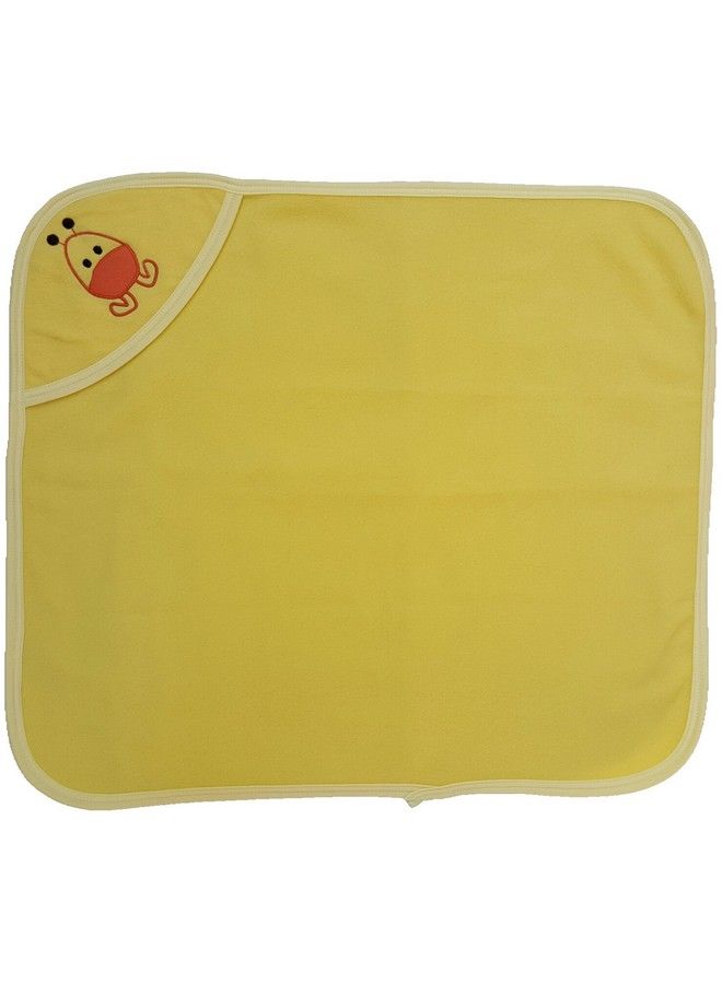 Brandonn Classic Polar Fleece Side Border Baby Blanket (Mango) - Image 3