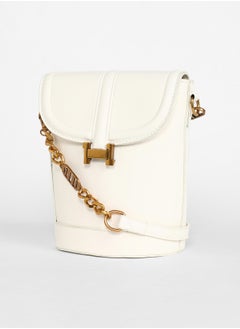 Haute Sauce The Monogram Sling Bag - Powder White  - Image 5