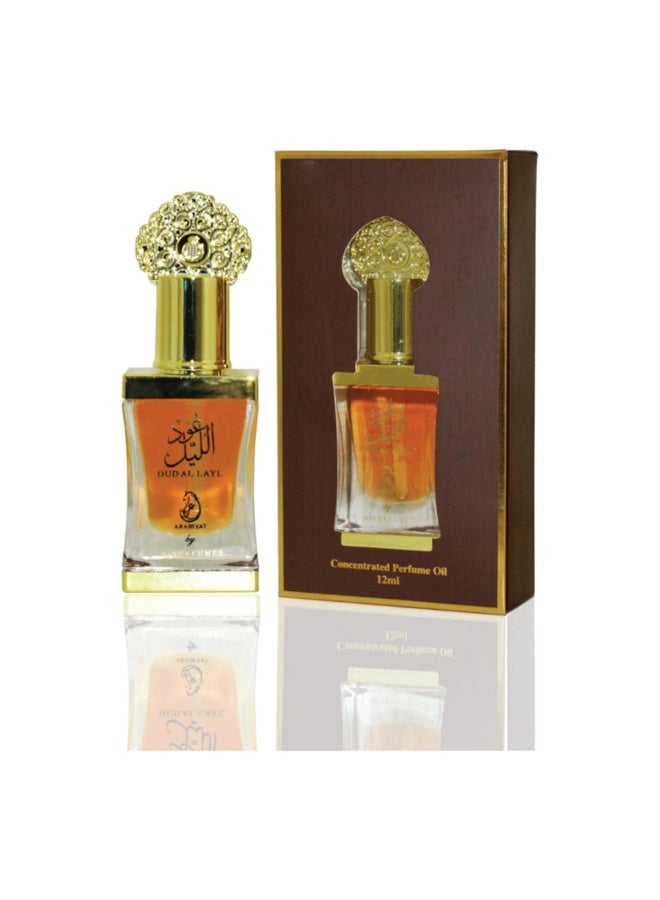 ARABIYAT Oud Al Layl Concentrated Perfume Oil 12ml - Image 1