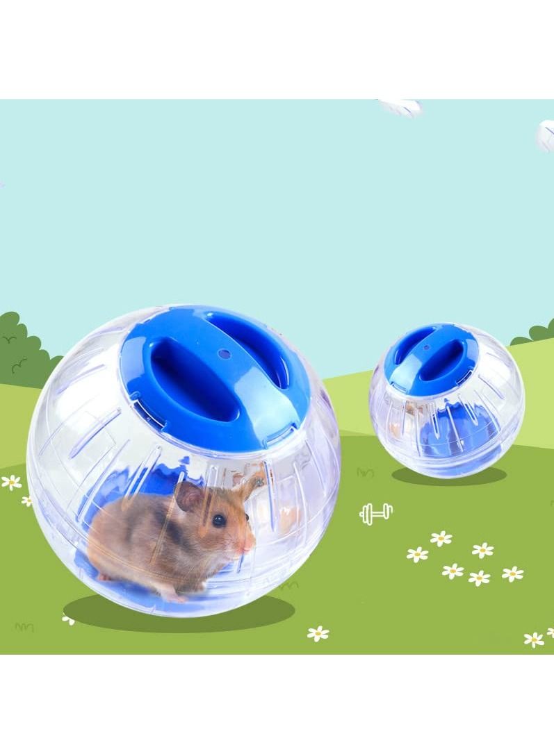 Hamster Running Ball Plastic Grounder Jogging Hamster Pet Small Exercise Toy for Syrian Hamster Dwarf Hamster Guinea Pigs Training Activity - Image 2