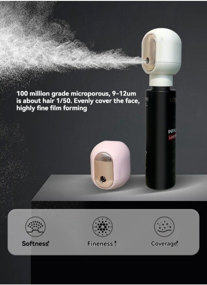 M MIAOYAN Portable Makeup Fixing & Hydrating Spray Device – One-Touch Nano Facial Mister  - Image 3
