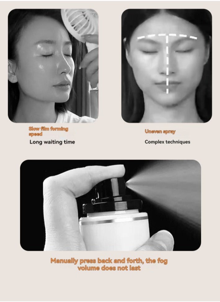 M MIAOYAN Portable Makeup Fixing & Hydrating Spray Device – One-Touch Nano Facial Mister  - Image 4