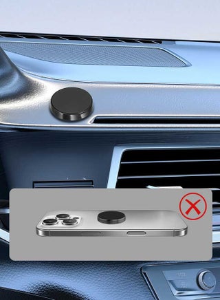 [حزمة من 2 قطعة] حامل هاتف محمول مقنطيسي عالمي للوحة القيادة في السيارة لـ Apple iPhone 17 16 15 14 13 12 11 / Pro Max، لـ Samsung S25 S24 Ultra Plus Fold 7 Flip 7، لـ Google Pixel 10 9a 9 8 Pro، إلخ. - view 5