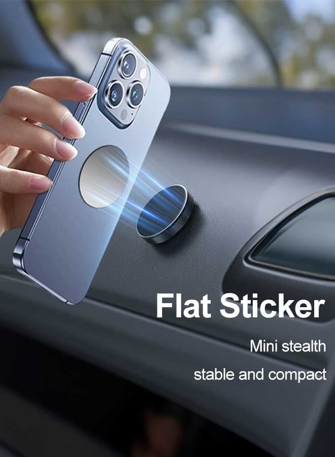 بشكل مختصر [حزمة من 2 قطعة] حامل هاتف محمول مقنطيسي عالمي للوحة القيادة في السيارة لـ Apple iPhone 17 16 15 14 13 12 11 / Pro Max، لـ Samsung S25 S24 Ultra Plus Fold 7 Flip 7، لـ Google Pixel 10 9a 9 8 Pro، إلخ. - Image 4
