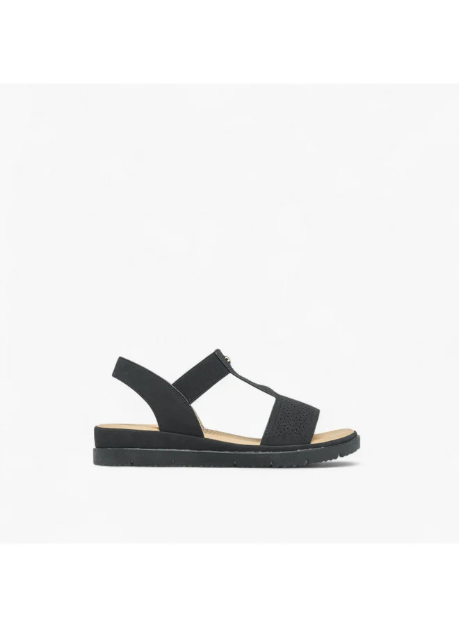 Flora Bella By Shoexpress Women Cut-Out Detail Sandals with Backstrap