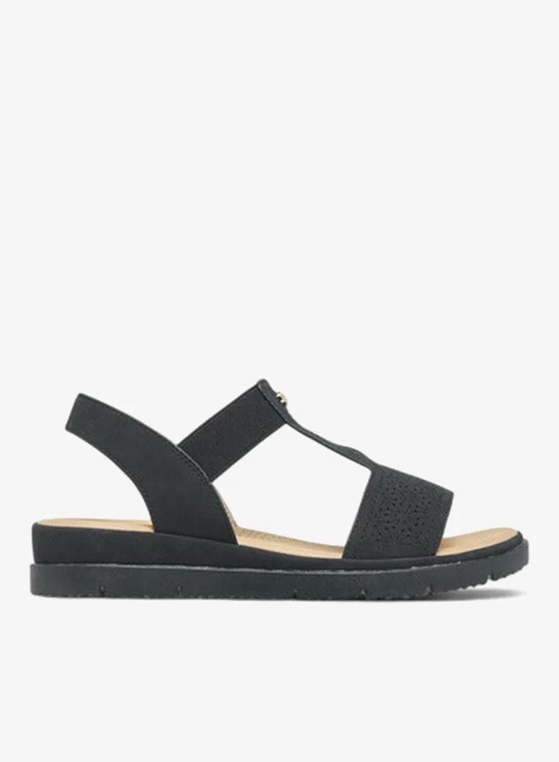 Women Cut-Out Detail Sandals with Backstrap