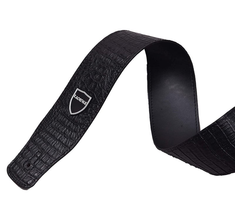 Kadence Faux Leather Snake Skin Guitar Strap - Image 3