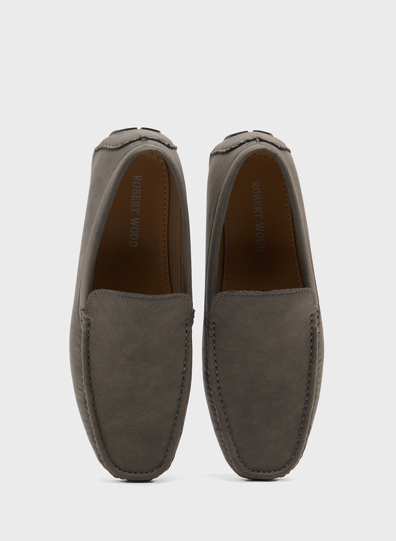 Robert Wood Casual Suede Loafers - Image 4