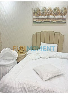 لحظة مرح طقم مفرش نفاس مع سرير البيبي سلة موسى شامل القاعده - مقاس 1.4×2م  - Image 2