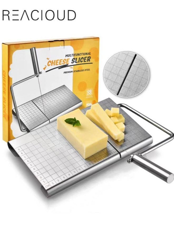 REACLOUD Home Kitchen Stainless Steel Ham Cheese Slicer  - Image 2