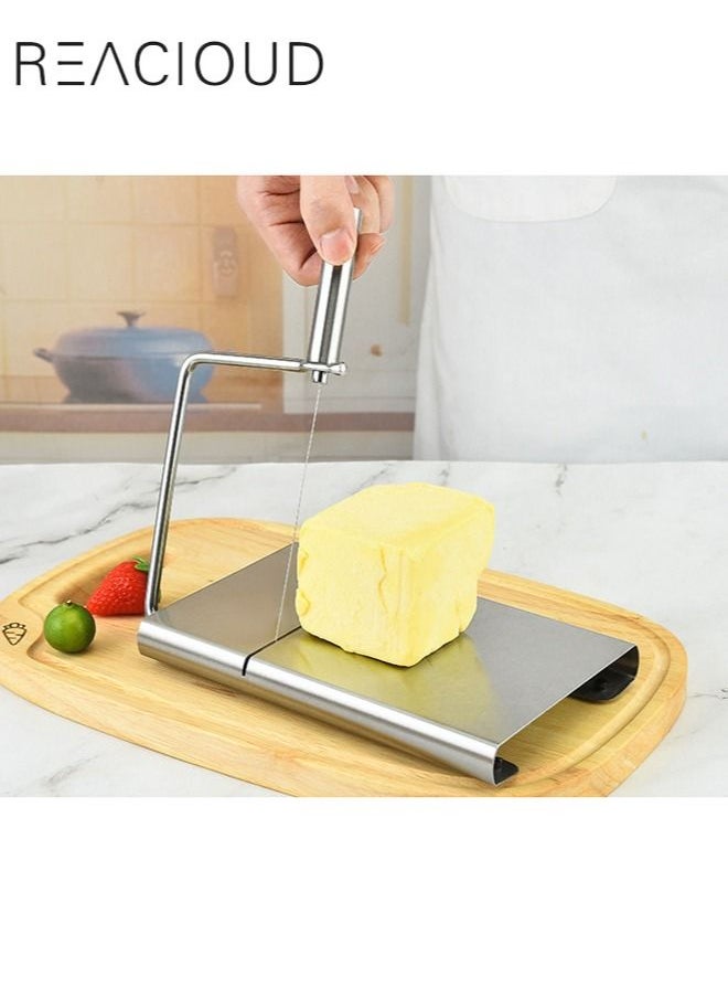 REACLOUD Home Kitchen Stainless Steel Ham Cheese Slicer  - Image 4