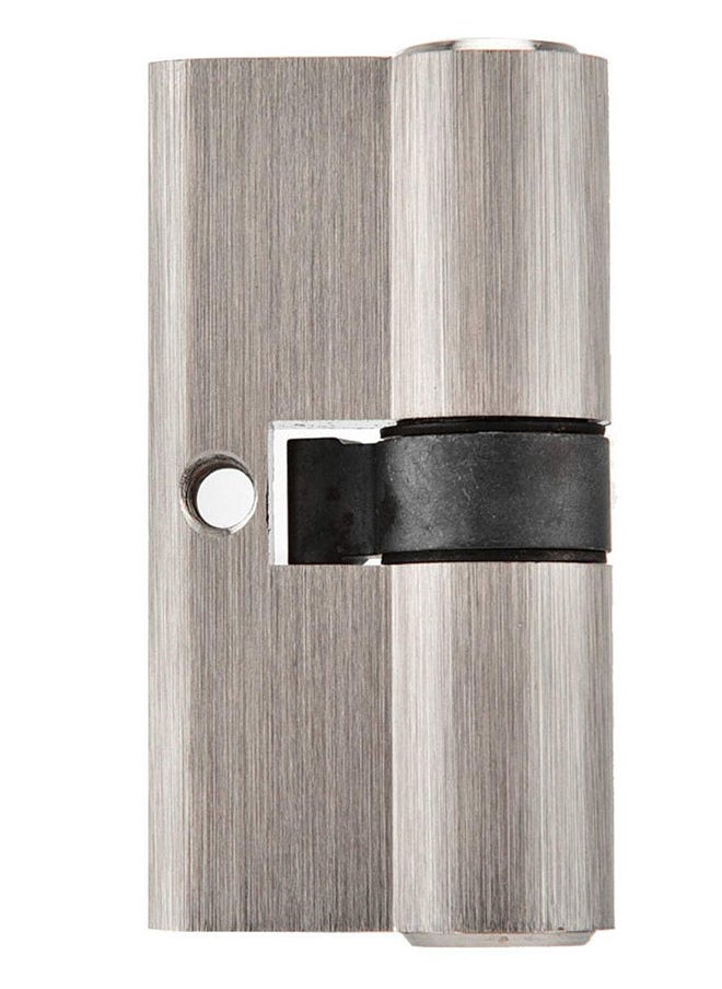 HASANAT ESSENTIALS Leftwei Copper Wooden Lock Cylinder, Sturdy Refined Appearance Aluminum Doors (60mm) 