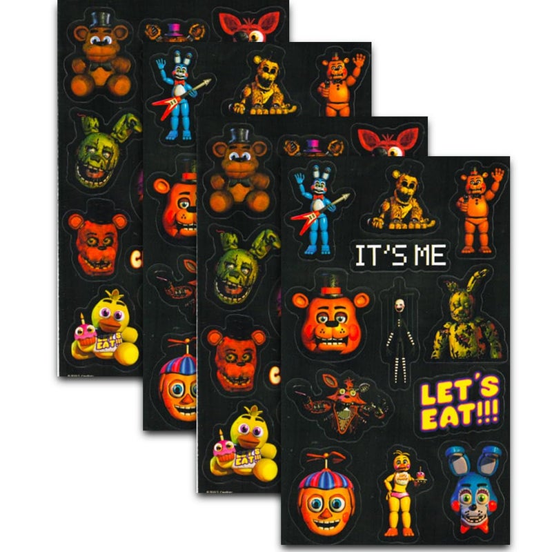 Five Nights at Freddy's Five Nihts at Freddy's - Standard Stickers - 4 Sheet Standard Stickers - 4 Sheet - Image 2