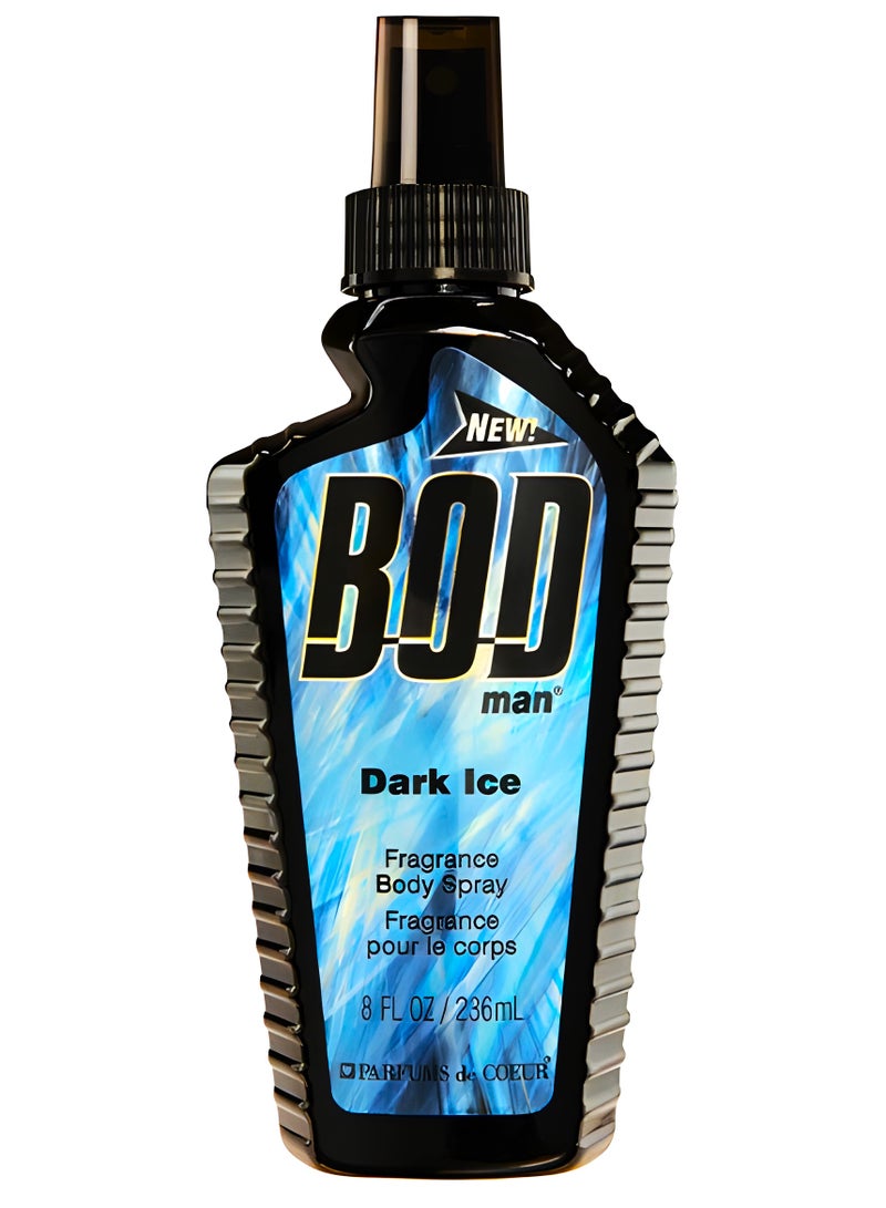 BOD Man Dark Ice Fragrance Body Spray 8 FL OZ / 236 mL