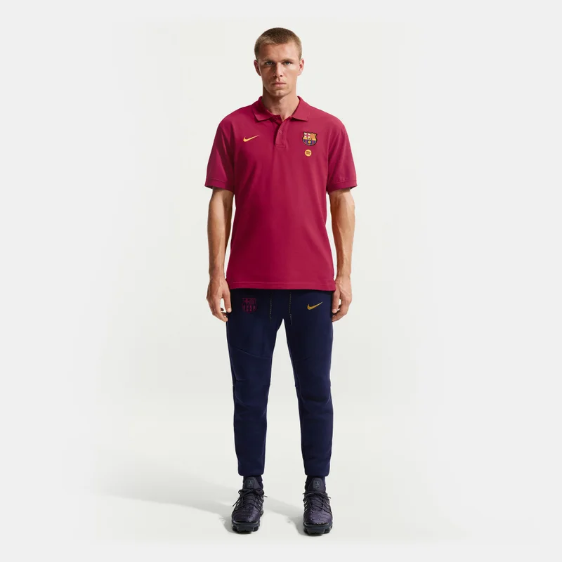 Nike Pink Men's FC Barcelona Club Football Polo Shirt for Men | Best Price UAE