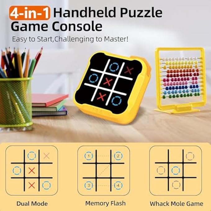 PUZZLE GAMES FOR KIDS: PORTABLE BOARD GAME TOY FOR KIDS AGE 6-12 AND ADULTS TRAVEL CAR RIDE - BIRTHDAY FOR GIRLS BOYS - Image 4