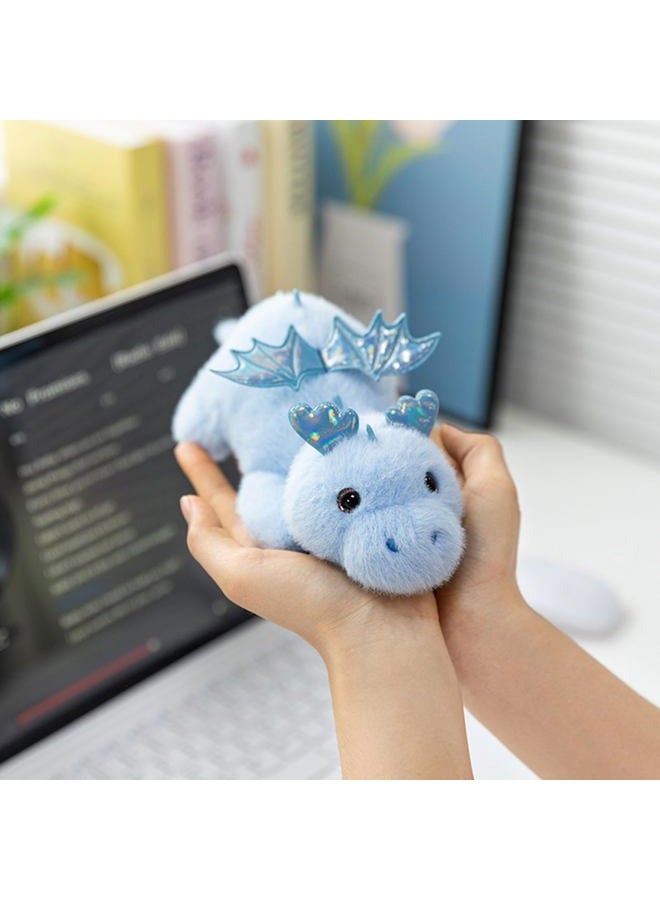PEACH CAT Dragon Plush Cute Dragon Stuffed Animal Small Plushies Toys Gifts for Kids Blue - Image 2