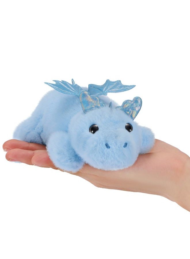 PEACH CAT Dragon Plush Cute Dragon Stuffed Animal Small Plushies Toys Gifts for Kids Blue - Image 1