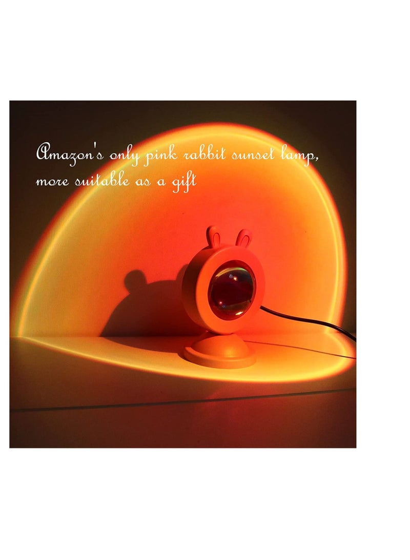 Captaintech Sunset Lamp Sunlight Projection 7w 16 Colors, Usb Ufo Sun Lamp, Led Rainbow Light Night Lights Projector For Gifts Photography, Vlog, Party, Bedroom, Home Decor, Living Room, Tiktok Selfie - Image 3