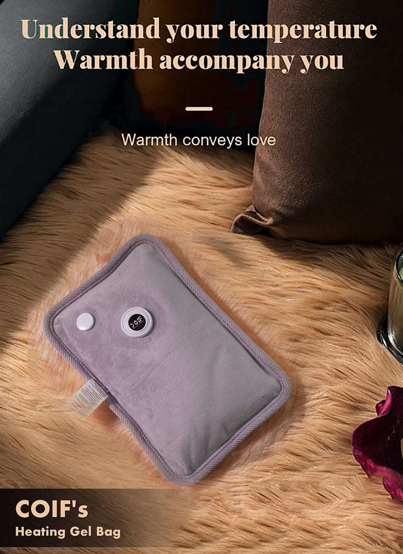 Coif Heating Bag with Gel Hot Water Bags Heating Pad Electric for Back Pain Orthopedic Electric Heating Belt for Knee, Shoulder, Lumbar, Joints, Muscle, Leg, Wrist and Nack for Pain Relief-Heat Pouch - Image 2