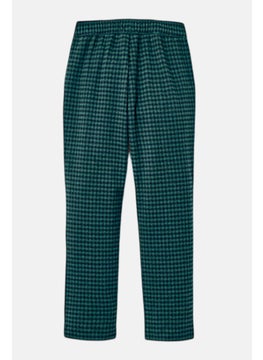 Tchibo Kids Boy Houndstooth Sweatpants, Green  - Image 3